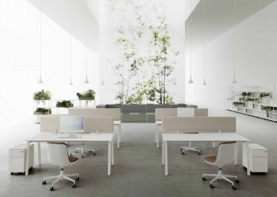 ufficio operativo bianco